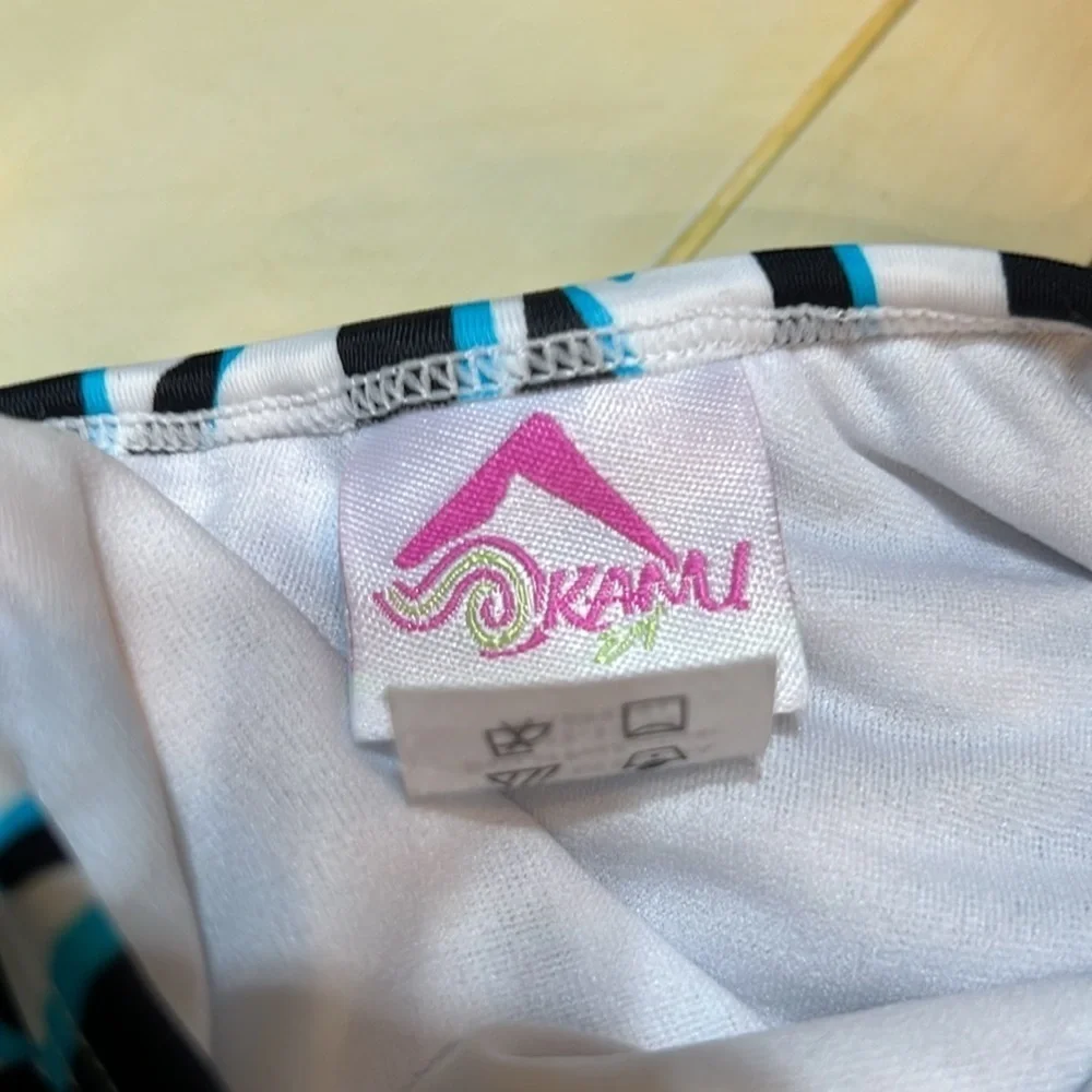 Stylish Zebra Print Kids Swimsuit by Kami size 5